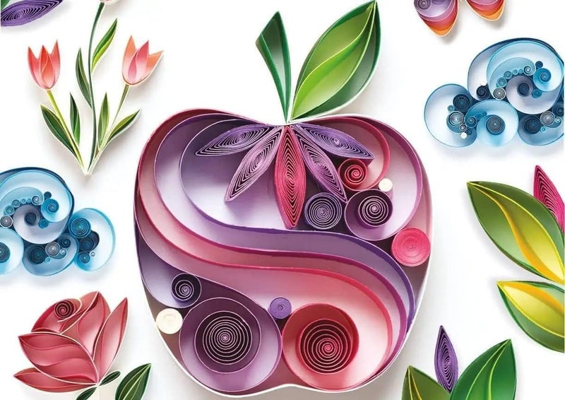 53 Arts Quilling Paper Set – Complete Kit with Strips & Tools for Beginners & Advanced Crafters | DIY Paper Craft Kit for Card Making, Scrapbooking, Art Projects & Decorations - Image 3