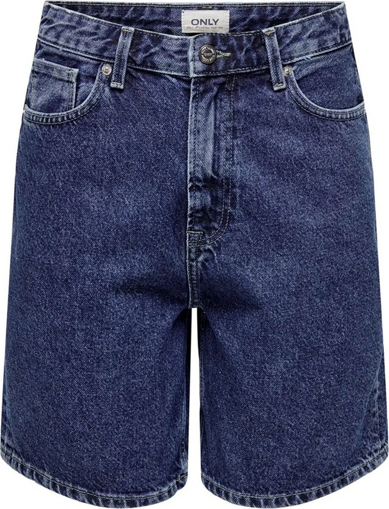 اونلي Pocket Normal Waist Blue Women's Shorts 15321327