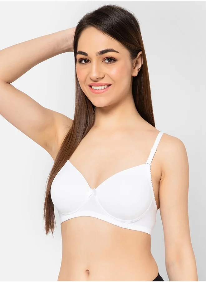 كلوفيا Clovia Pack of 3 Padded Non-Wired Full Coverage Multiway T-shirt Bra