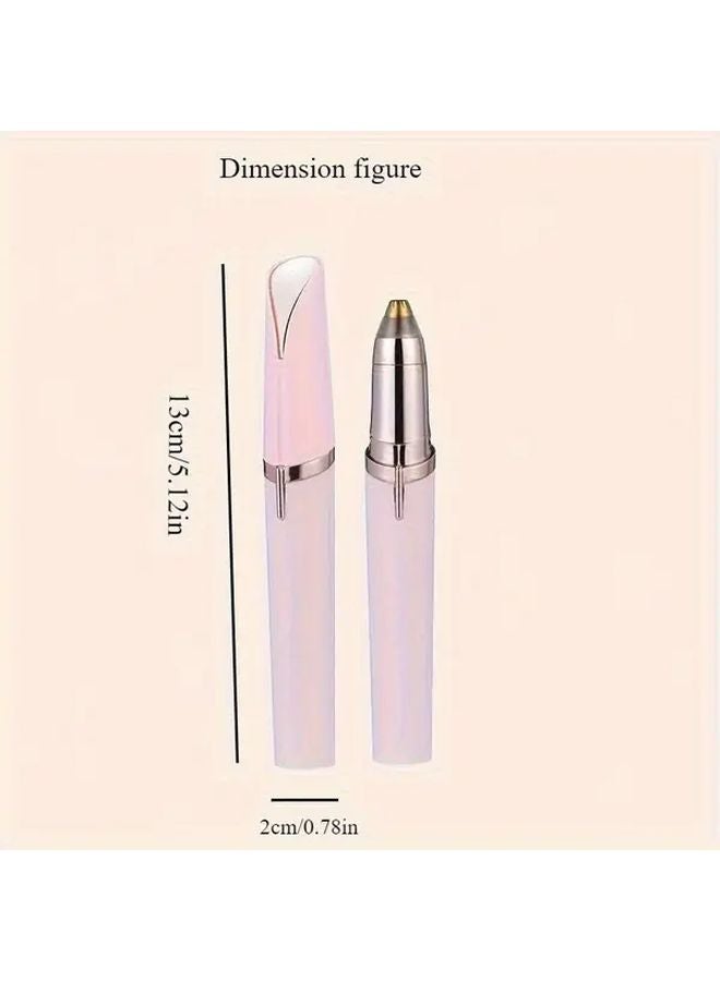 Rose Golden USB Electric Eyebrow Trimmer Rechargeable Portable For Women - Image 3