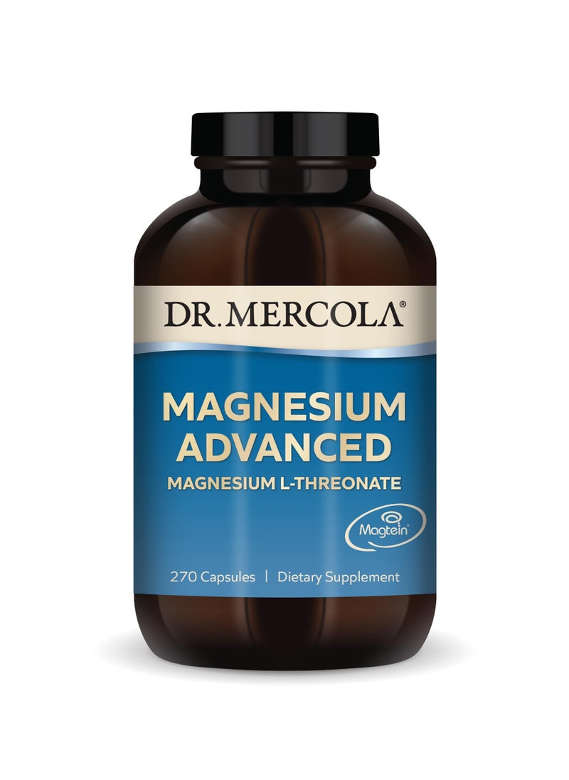 Dr. Mercola Magnesium advanced magnesium l-threonate, 270 capsules | dietary supplement  - Image 1