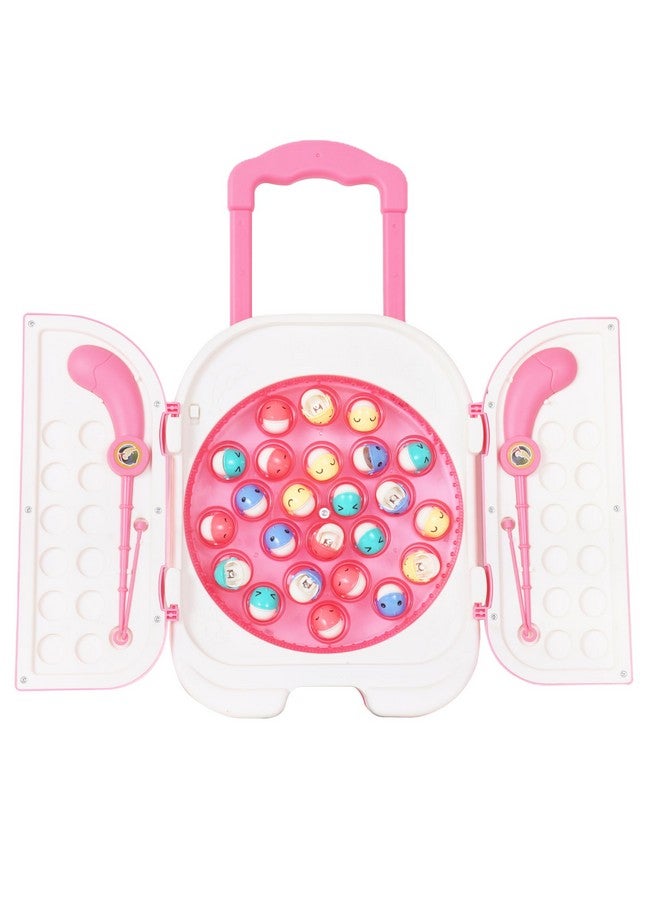 popsugar Kid Rechargeable Magnetic Fishing Game | C-Type Charging | Music & Lights | Best for Gifting | Made in India-Pink - Image 3