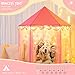 Senodeer Princess Tent for Girls with Big Star Lights Kids Playhouse Castle Play Tent Birthday Girl Gift Indoor Princess Game Pink Big Star Lights - Image 4