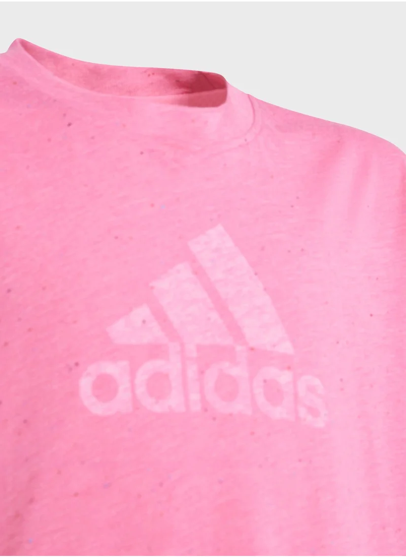 Adidas Kids Future Icon Big Logo T-Shirt