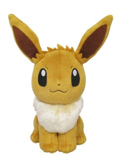 Sanei Pokemon All Star Series Eevee Stuffed Plush 8" Brown (Pp07)  - Image 2
