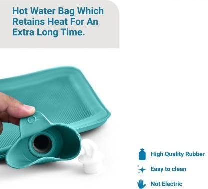 Niland Rubber Hot Water Bag, Hot Bag, Heating Pad, Hot Water Bag for Pain Relief, Period Pain, Hot Water Bottle, Rubber Bottle - Image 5