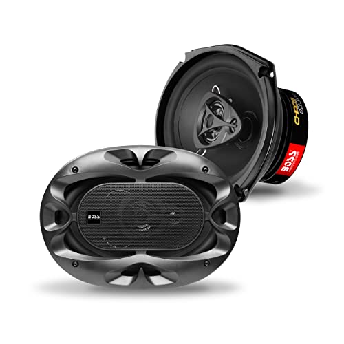 BOSS Audio Systems CH6930B Chaos Series 6 x 9 Inch Car Stereo Door Speakers - 400 Watts Max, 3 Way, Full Range Audio, Tweeters, Coaxial, Sold in Pairs - Image 1