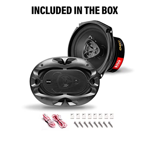 BOSS Audio Systems CH6930B Chaos Series 6 x 9 Inch Car Stereo Door Speakers - 400 Watts Max, 3 Way, Full Range Audio, Tweeters, Coaxial, Sold in Pairs - Image 5