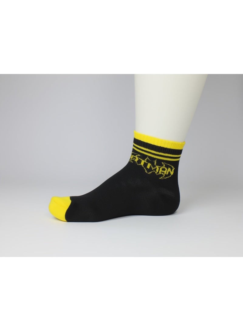 باتمان 3 أزواج | جوارب باتمان للكاحل 78% قطن | 18% بوليستر | 4% إيلاستين - Image 4