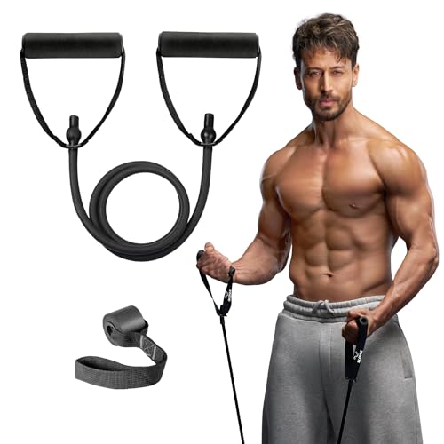 Slovic Resistance Tube [Upto 25 KG] | Resistance Band for Workout | Stretching Band for Exercise Band | Resistance Bands Set | Gym Equipment for Home Workout | Ideal for Men & Women - Image 1