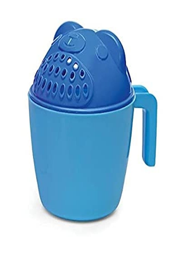 Maanit Bath Tub with Shampoo Mug Bubble Bather Set for Babies (Blue) - Image 3