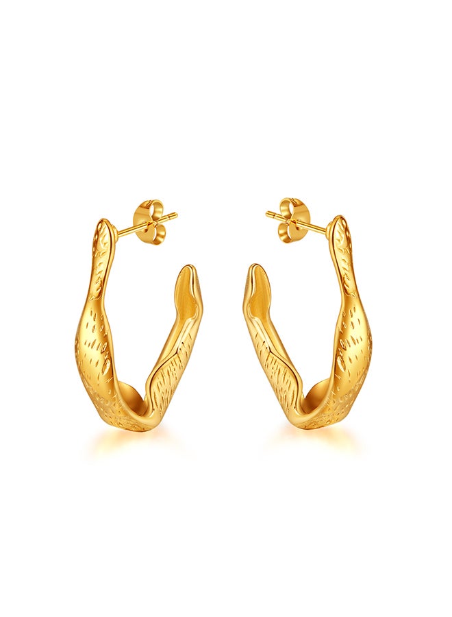 Fashionable And Elegant Earrings For Women, Stainless Steel, Light Luxury, High-End Personality, Versatile Earrings - Image 1