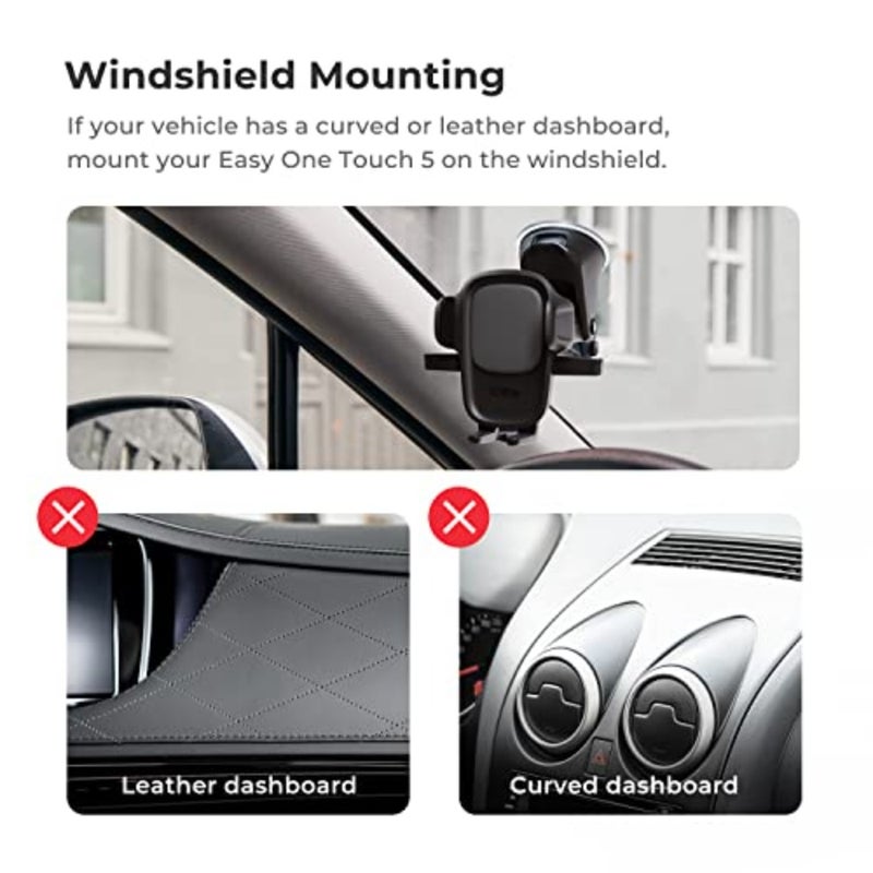 Easy One Touch board Universal Car Mount Phone Holder Desk Stand with Suction Cup Base and Telescopic Arm for iPhone, Samsung, Google, More Smartphones - Image 5