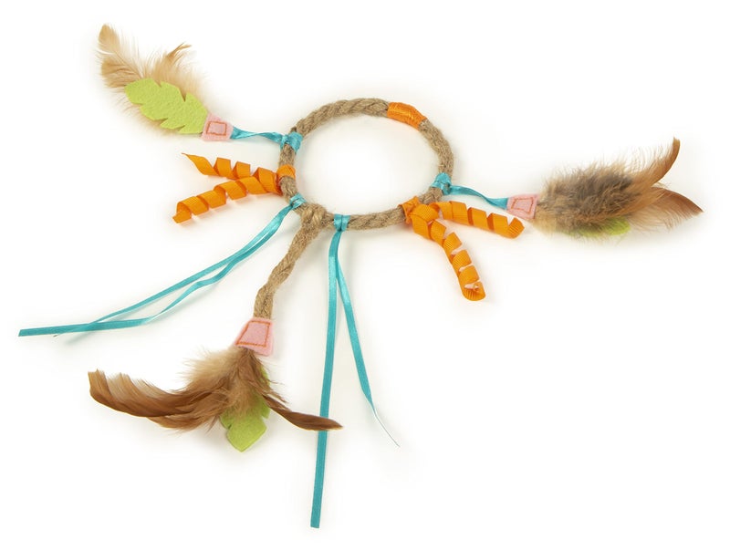 SmartyKat Dream Dangler 2-in-1 Hanging Feather Cat Toy - Multi Color, One Size - Image 2
