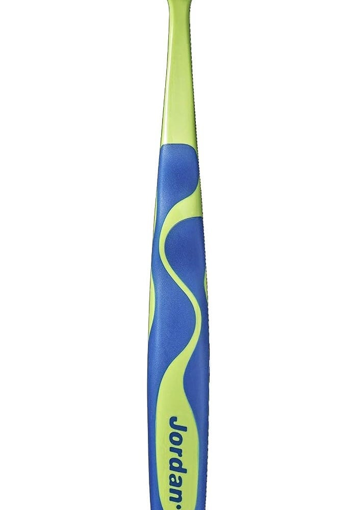 Jordan Advanced Cleaning Hard Toothbrush with Hygienic Cap, Assorted Colors - Image 5