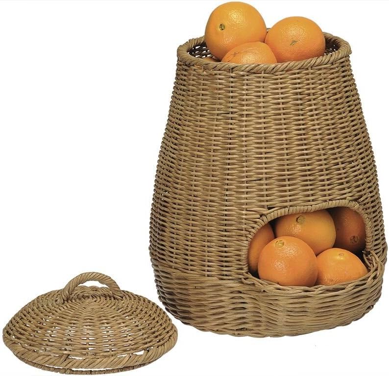 Kouboo KOUBOO 1020029 Potato Basket Large Brown  - Image 5