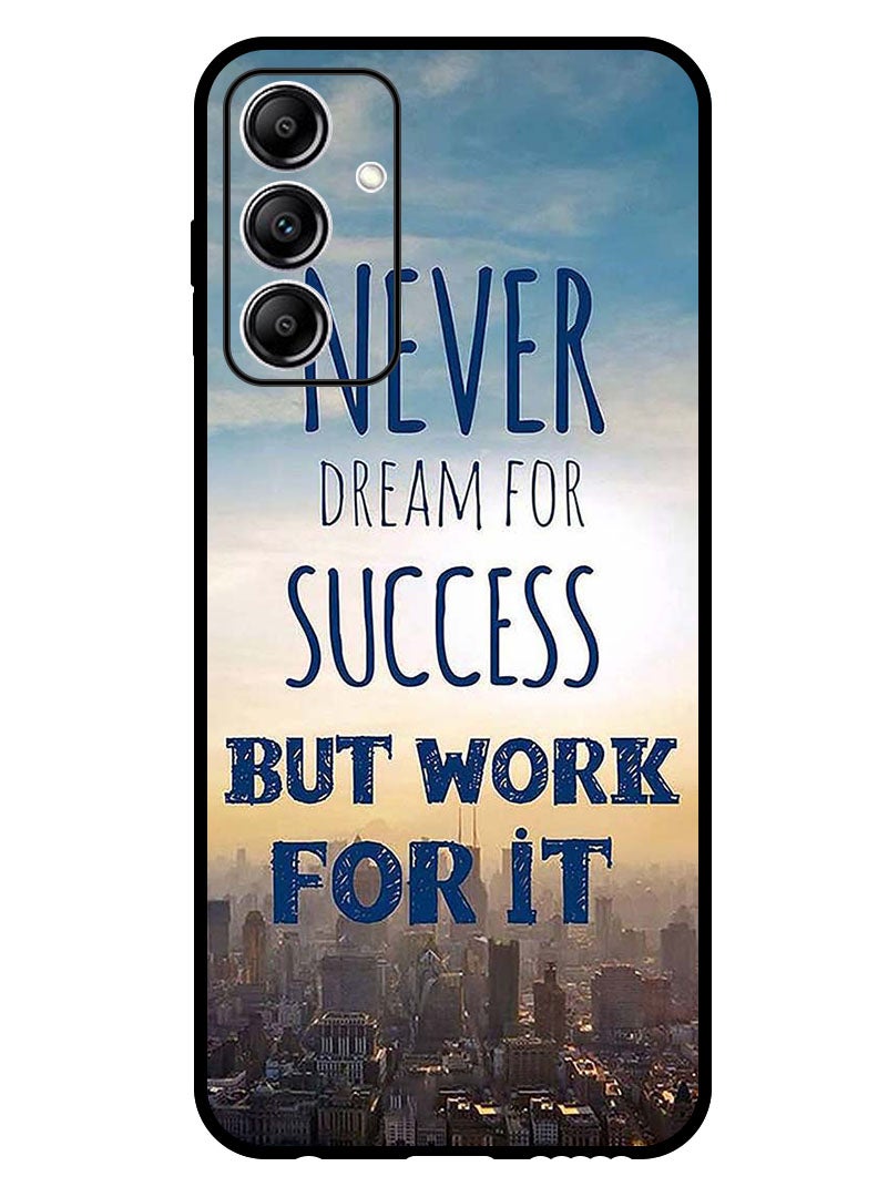 Theodor Protective Case Anti Scratch Shock Proof Bumper Cover For Samsung Galaxy A35 Never Dreams For Success - Image 1