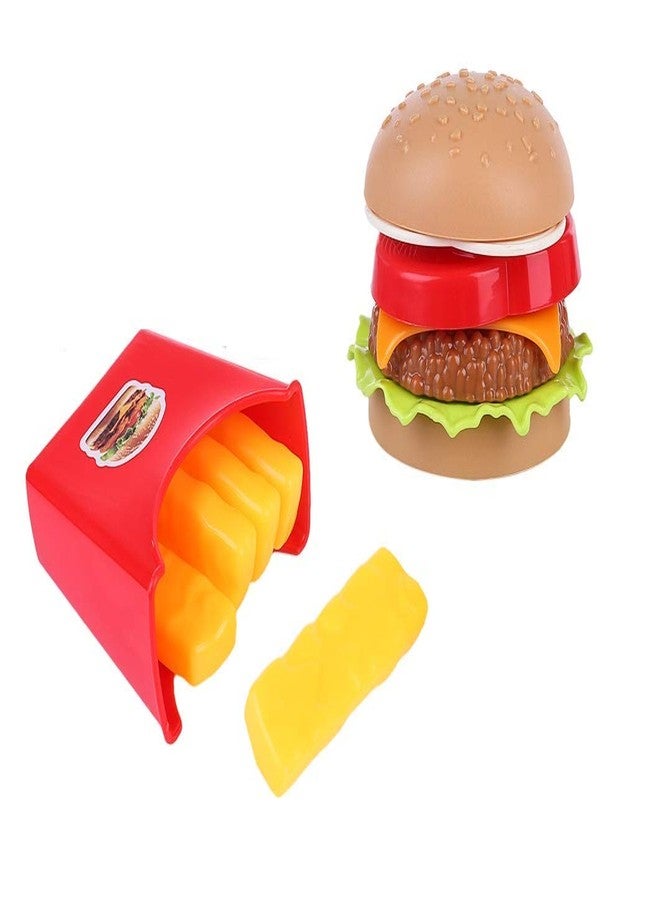 QWICK CLICK New Pretend Play Carry Along Kitchen Food Play Set for Girls (26 Pcs) - Image 4