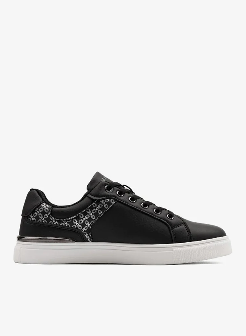 U.S. Polo Assn. Women's Casual Platform Sneakers | Lace-Up Fashion Shoes | Lightweight Comfort Sole | Black/White
