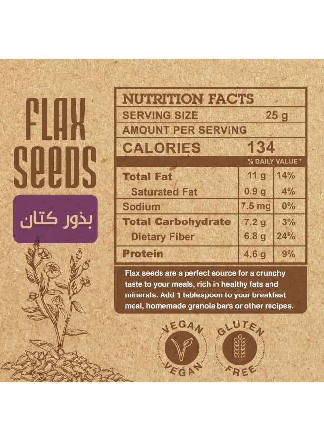 Organic Nation Flax Seeds-200G - Image 2