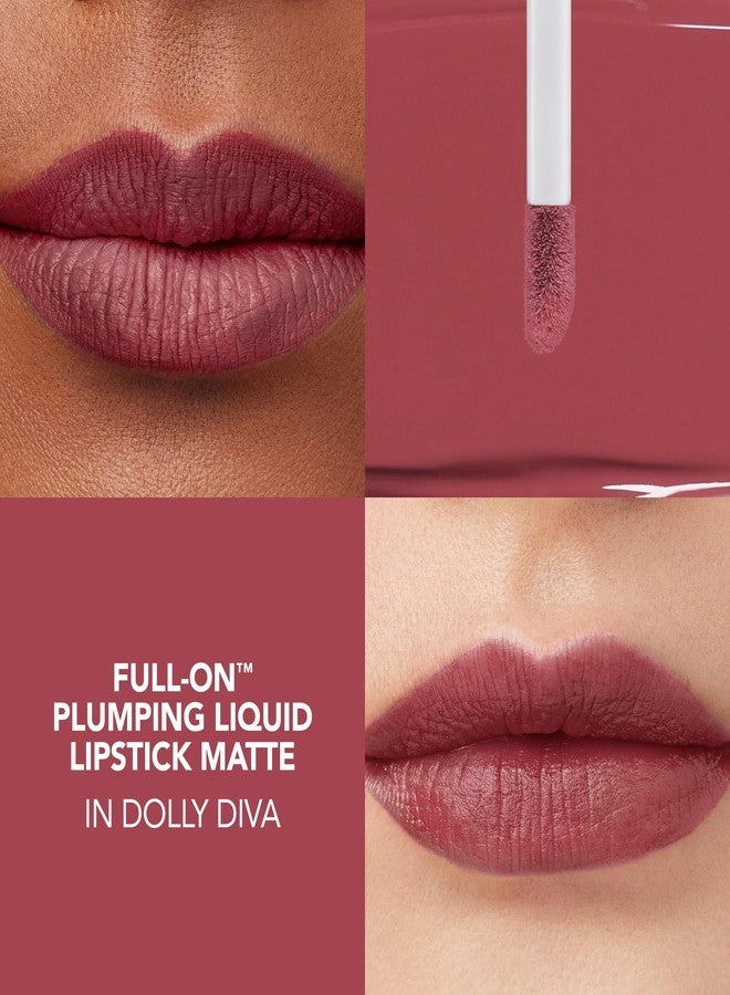 BUXOM Full-On Plumping Liquid Matte Lipstick, Dolly Diva - Image 2