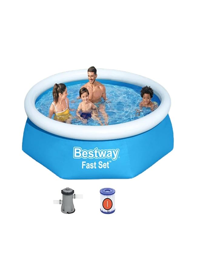 Bestway Fast Set Pool 244Cm X 61Cm Multicolor 26 57450 - Image 1