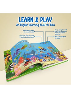 NHR NHR Kids Intelligence Book English Letters & Words Learning Sound Book , Fun Educational Toys , Activities with Numbers , Shapes , Animals Phonetic Learning Book for Toddlers (Multicolor)  - Image 4