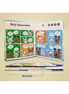NHR NHR Kids Intelligence Book English Letters & Words Learning Sound Book , Fun Educational Toys , Activities with Numbers , Shapes , Animals Phonetic Learning Book for Toddlers (Multicolor)  - Image 3