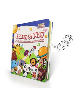 NHR NHR Kids Intelligence Book English Letters & Words Learning Sound Book , Fun Educational Toys , Activities with Numbers , Shapes , Animals Phonetic Learning Book for Toddlers (Multicolor)  - Image 1