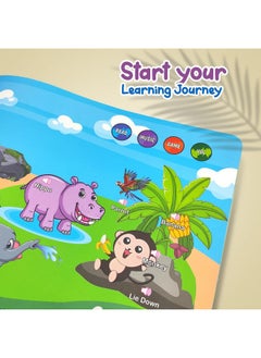 NHR NHR Kids Intelligence Book English Letters & Words Learning Sound Book , Fun Educational Toys , Activities with Numbers , Shapes , Animals Phonetic Learning Book for Toddlers (Multicolor)  - Image 5