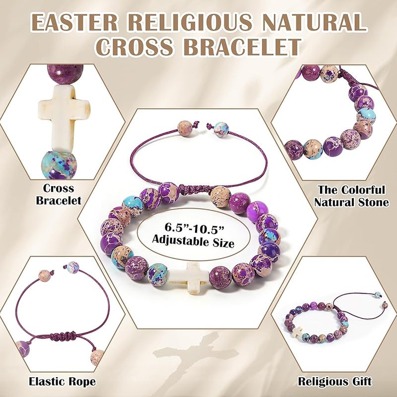 LURLIN Nature Stone Bead Bracelet, Small, Stone, Cubic Zirconia - Image 3