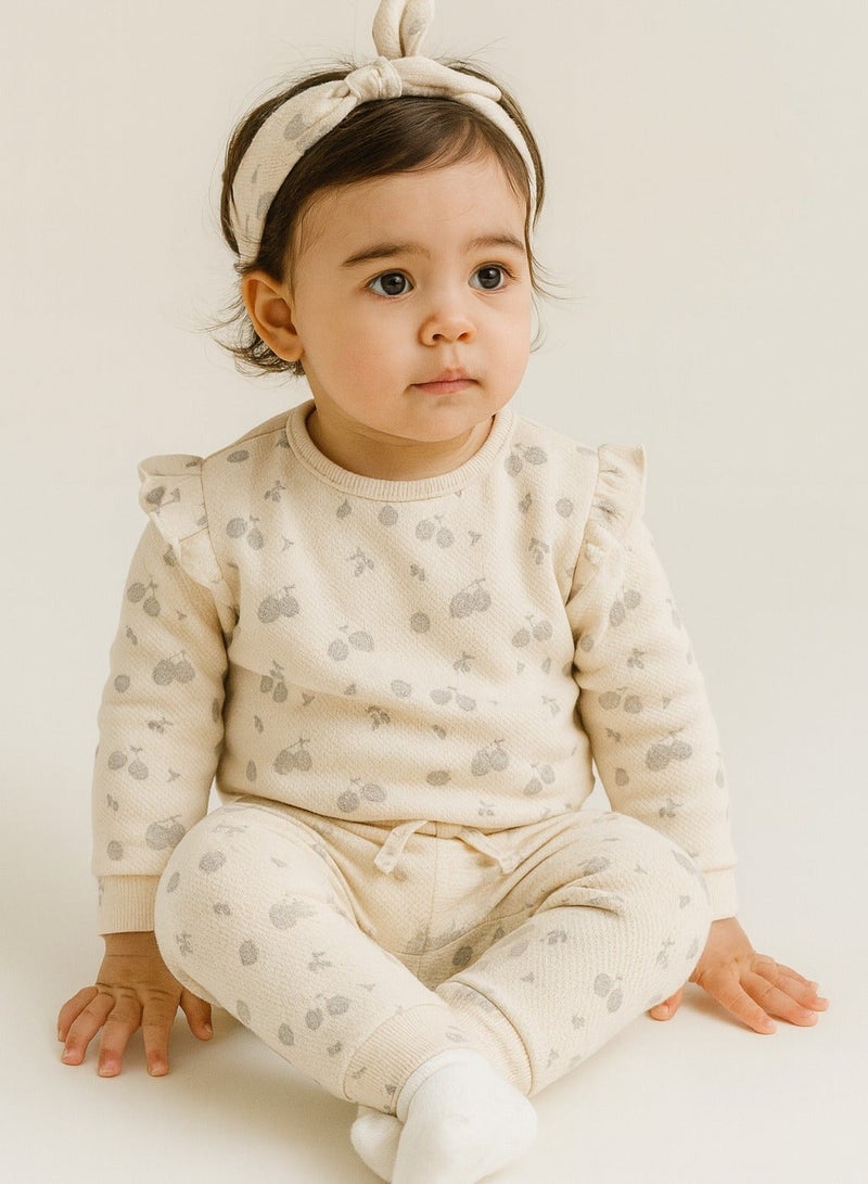 ديركجي طقم بناتي من ديركي سويت شيرت وسروال ضيق - Image 5