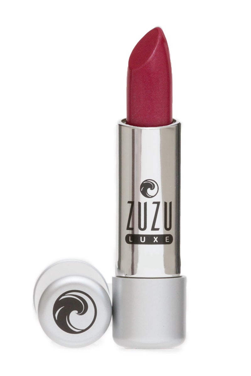 Zuzu Luxe Lip Color Lipstick (Beso Beso - Raspberry Pink/Neutral Shimmer), Natural Ultra-Hydrating Lipstick, Paraben Free, Vegan, Gluten-free, Cruelty-free, Non GMO, 0.13 oz - Image 2