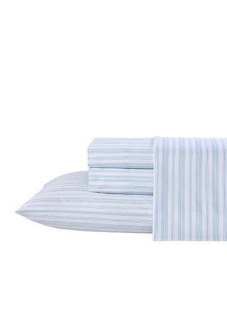 Laura Ashley  Queen Sheets Soft Sateen Cotton Bedding Set  Sleek Smooth  Breathable Home Decor Fern Blue Queen - pzsku/Z6F20D9B7884DCC0622C4Z/45/1750416658/4d465e64-238b-44a9-a5d9-f60b96a06958