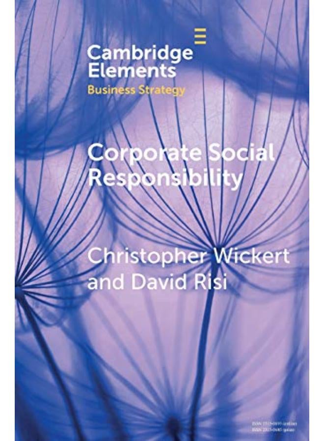 Corporate Social Responsibility (Elements in Business Strategy) 