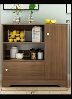 AGD Storage cabinet, kitchen cabinet, coffee corner cabinet, large-capacity coffee table, modern and simple home cabinet, suitable for living room or office  - Image 2