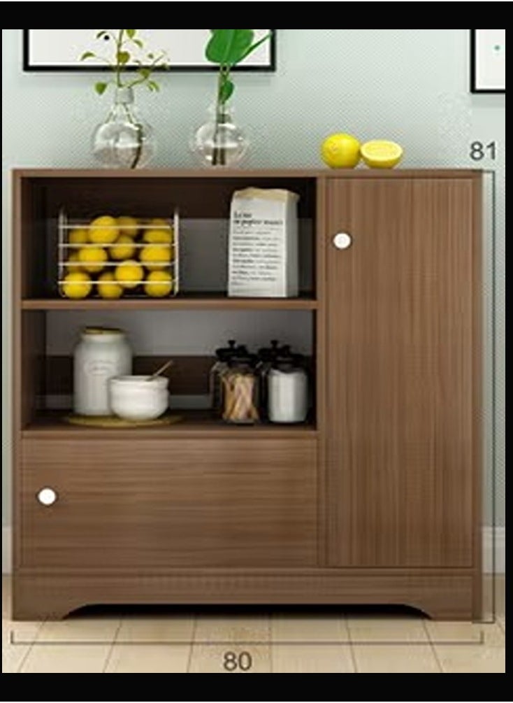 AGD Storage cabinet, kitchen cabinet, coffee corner cabinet, large-capacity coffee table, modern and simple home cabinet, suitable for living room or office  - Image 2