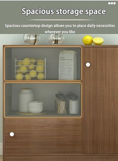 AGD Storage cabinet, kitchen cabinet, coffee corner cabinet, large-capacity coffee table, modern and simple home cabinet, suitable for living room or office  - Image 3