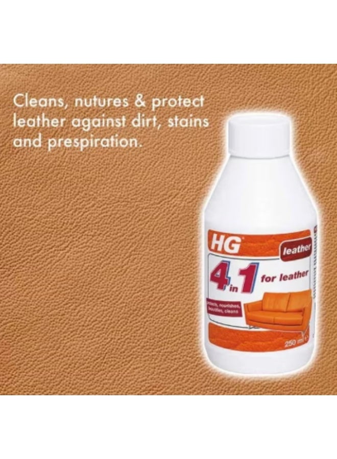HG 4 In 1 Deep Cleaner For Leather - 250 ML - Image 2