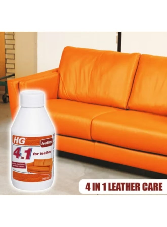 HG 4 In 1 Deep Cleaner For Leather - 250 ML - Image 1
