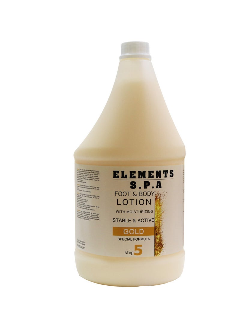 Elements BODY LOTION ARGAN AND GOLD 3.78 LITER