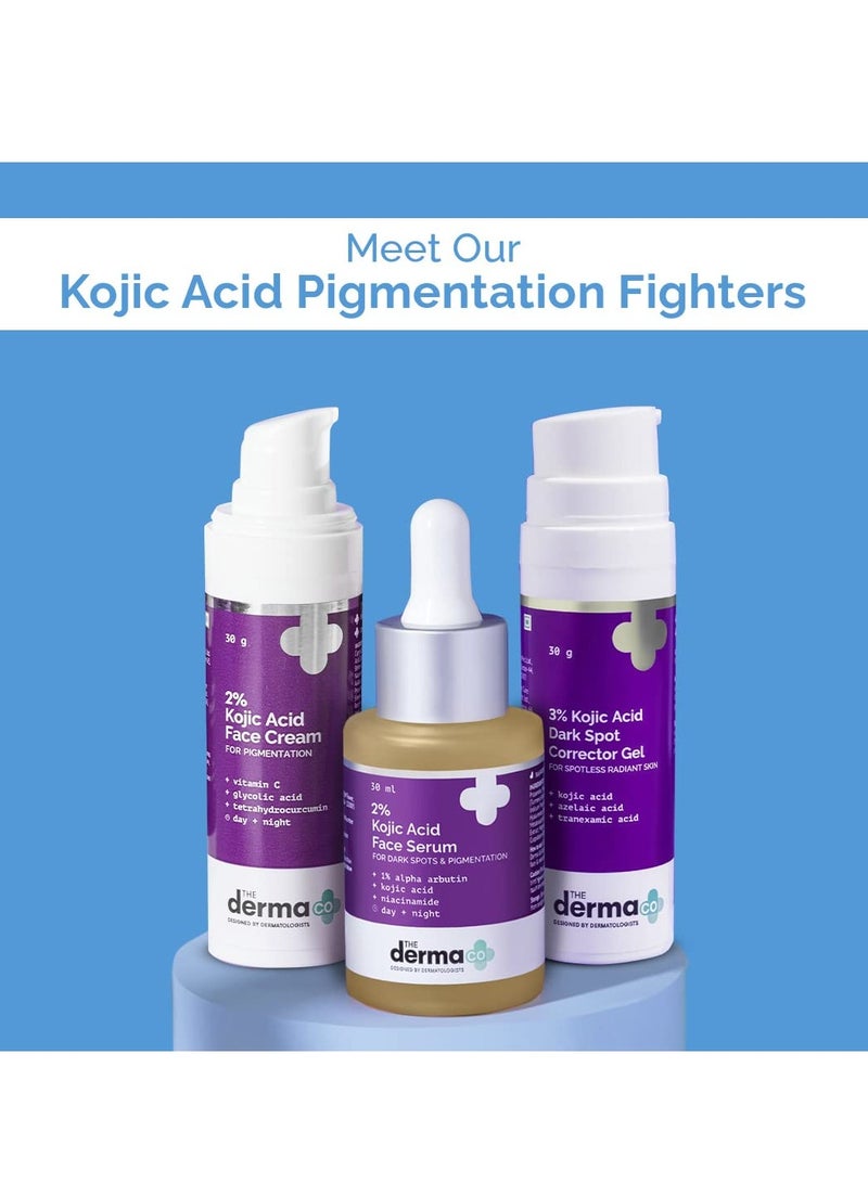 The Derma Co 1% Kojic Acid Face Wash I With Niacinamide & Alpha Arbutin I Reduces Dark Spots & Pigmentation I Cleanses & Brightens Skin I Non-Drying Formula I For All Skin Types - 150 ml - Image 3