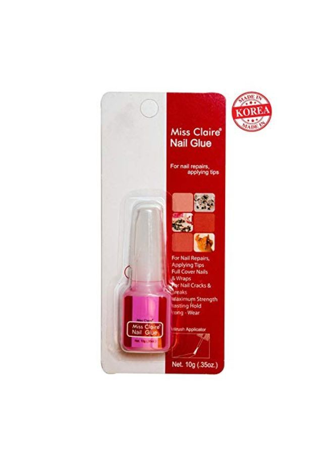 Miss Claire Nails Glue, Clear, 10 Grams, 10 G  - Image 1