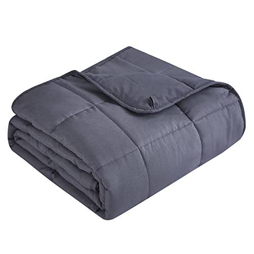 Topcee Weighted Blanket 25lbs 60x80 Queen Size Cooling Breathable Heavy Blanket Microfiber Material with Glass Beads Big Blanket for Adult AllSeason Summer Fall Winter Soft Thick Comfort