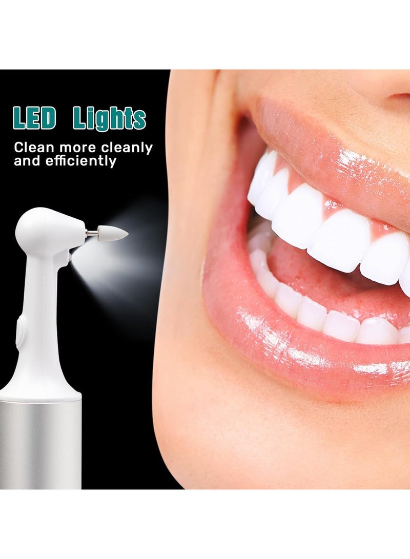Bukela Electric Tooth Polisher Kit, Rechargeable Dental Polisher with 5 Multifunctional Brush Heads, Dental Care Kit for Daily Cleaning, Whitening and Polishing, Waterproof - Image 3