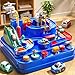 KIZONLY Car Race Track for Kids Ages 48 Kids Car Toys for 3 Year Old Boys Race Track for Toddlers 13 City Set with 3 Small Cars - Image 4