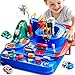 KIZONLY Car Race Track for Kids Ages 48 Kids Car Toys for 3 Year Old Boys Race Track for Toddlers 13 City Set with 3 Small Cars - Image 2