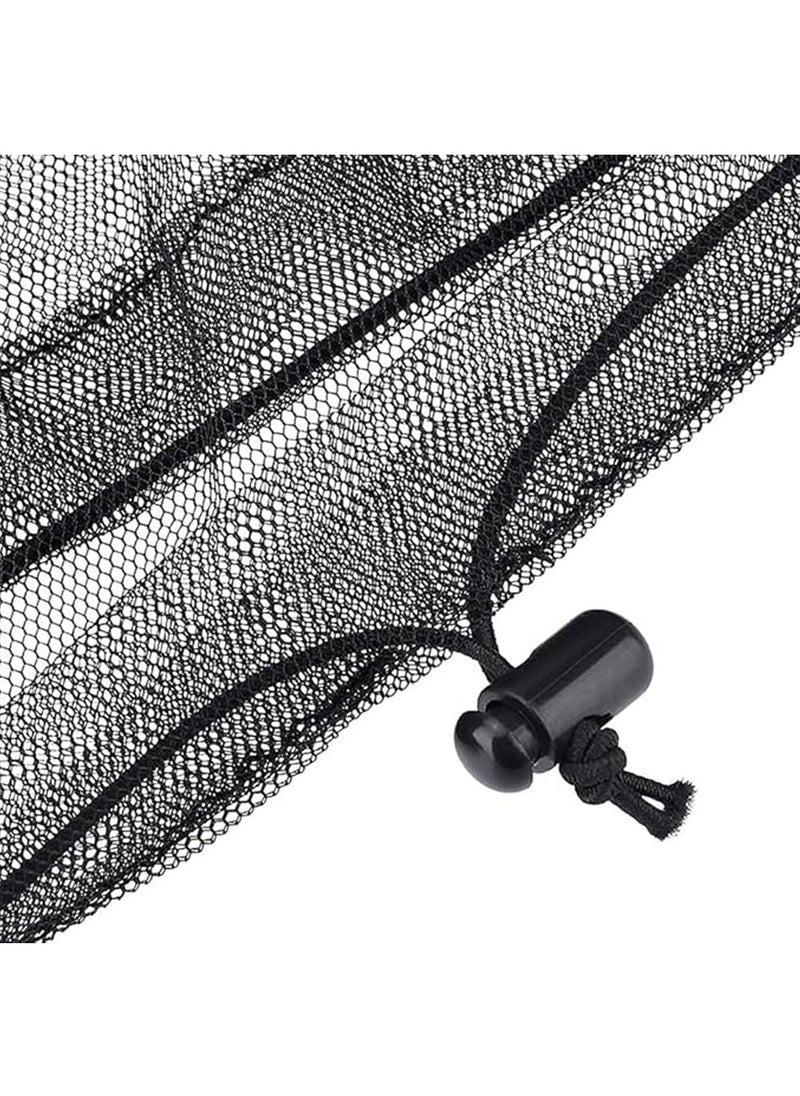 2Pcs Mosquito Head Net Hat, Insect Fly Mesh Face Protector Travel Camping,Ultra Large & Long, Extra Fine Holes, Mesh