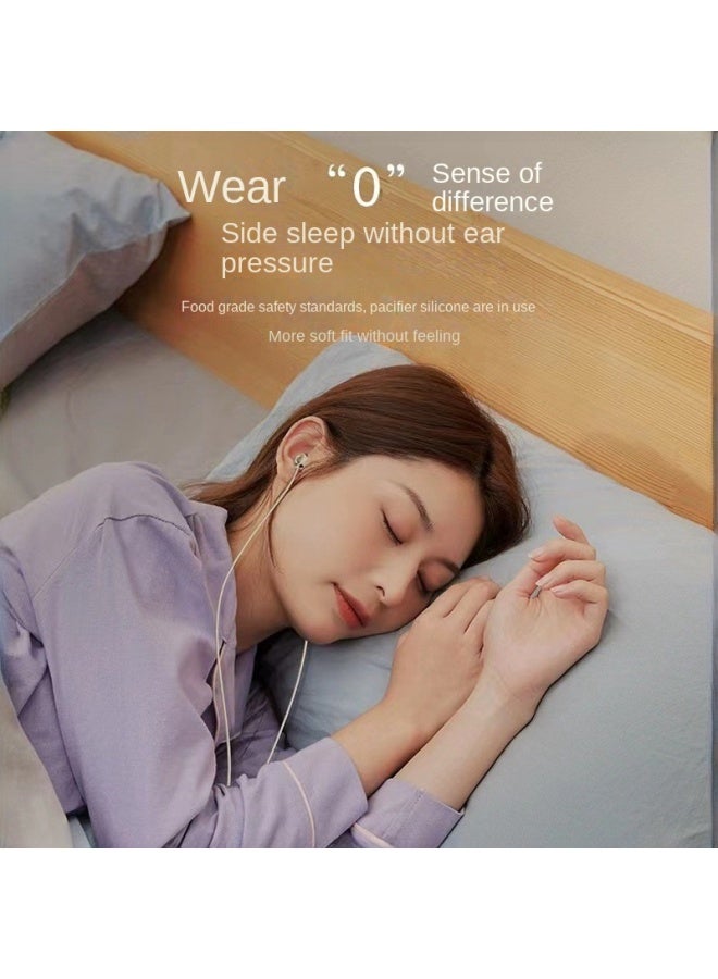 Neutral Sleep-specific Wired In-ear Digital Type-c Interface Fully Compatible Soft Silicone Earphones - Image 2
