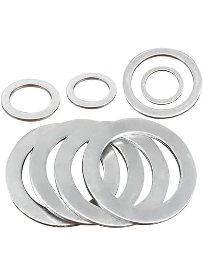 M6x12mmx1mm Aluminum Flat Washer 15PCS Metal Seals Gaskets For Tightness Temperature Wear - Image 2